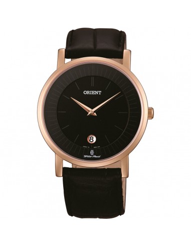 Orient Men's Watch - Classic Black Dial Leather Strap Date Display | FGW0100BB0 meilleur choix