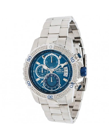 Invicta Men's Quartz Watch - Pro Diver Chronograph Date Display Blue Dial | 37997 l'achat 