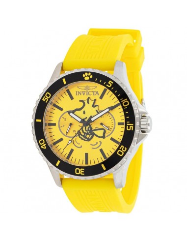 Invicta Men's Quartz Watch - Character Collection Woodstock Yellow Strap | 38645 vente chaude votre 